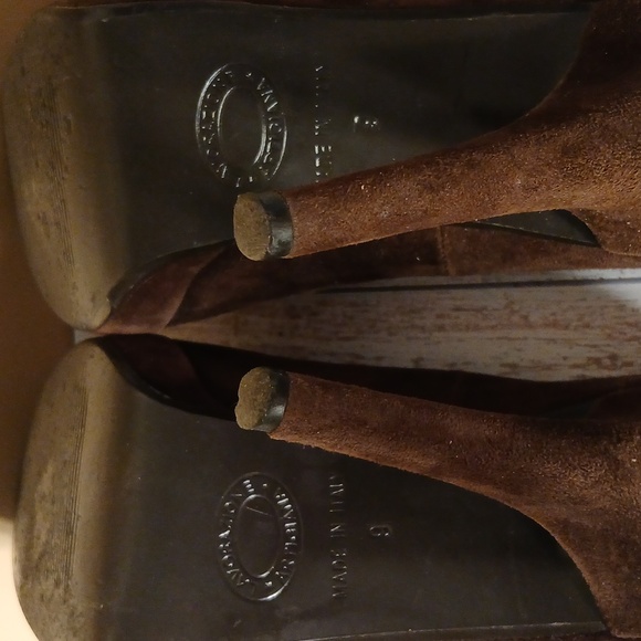 Woman's Brown Lavorazione Artigiana Suede Shoe Size 9 - Picture 6 of 7